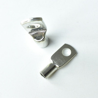 QWT chine 4mm 6mm 10mm 25 mm haute température résistance terre cosse de câble de masse en cuivre anneau de type borne de terre