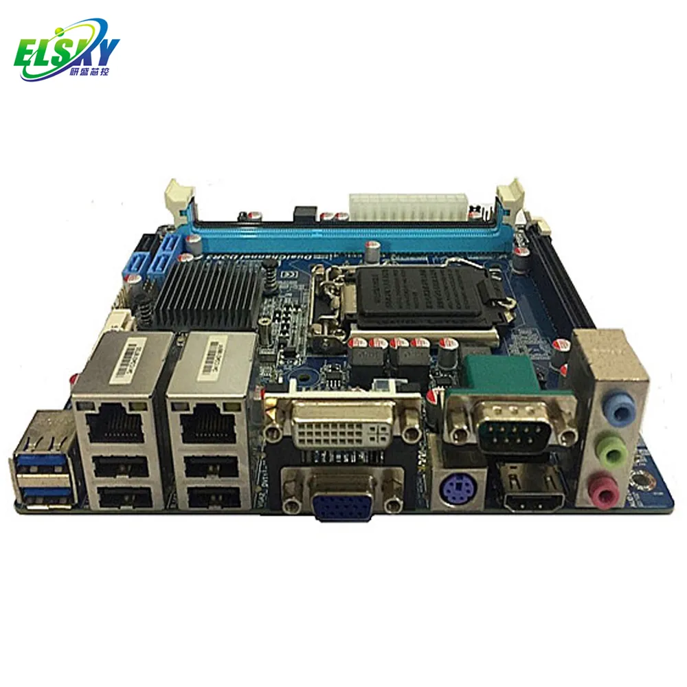 ATX Power Supply H81 1150 Mini-ITX Motherboard Support VGA/DVI and Dual Channel DDR3 (I3/I5/I7 Option) QM8700