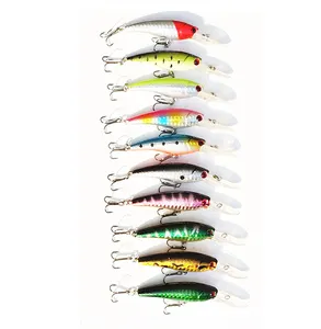 6 cm Cazibesi Derin yüzmek sert yem Wobbler Balıkçılık lures yapay yemler balık minnow balıkçılık yem