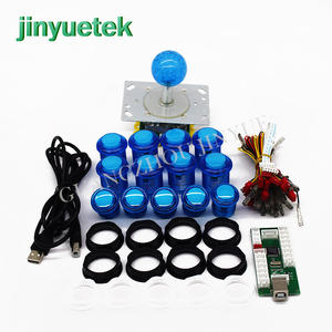 Sıfır gecikme USB kodlayıcı ile DIY Arcade ışıklı <span class=keywords><strong>Push</strong></span> <span class=keywords><strong>Button</strong></span> kiti PC Arcade 4/8Way 5Pin - Product Image 3