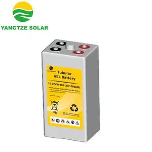 Yangtze 20 Jaar Ontworpen Levensduur Buisvormige Gel Batterij Opzv 1000ah
