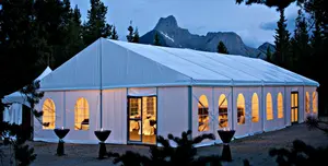 Hot Sale Besar 6X15M Besar Aluminium Tenda Struktur Tenda untuk Pesta Pernikahan Perdagangan Acara Workshop dan Outdoor semua Acara