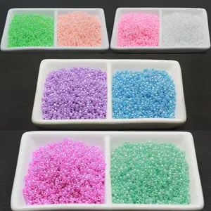DIY/Handmade Large Round Czech Crystal Glass Spacer Loose Seed Rice Beads Jewelry making