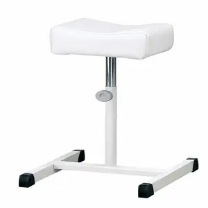 Portable White Pedicure Manicure Tattoo Foot Arm Leg Rest Telescopic Stool