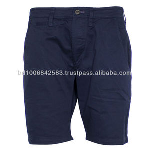 Bermuda taille basse style angleterre pour homme anti-rides séchage rapide respirant toile de coton décontracté style fitness lavé solide - Product Image 1