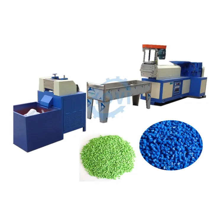 plastic pellet machine price of plastic pp recycling granulator line