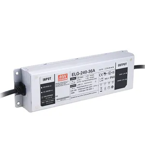 Decir bueno ELG-200-36A-3Y 200w 36v led de alimentación de 200w 36v controlador de led