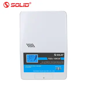 Home Wall Mounted Servo Type Single Phase AC 5KVA 5000W Automatic Voltage Regulator Stabilizer 5000VA 5000VA