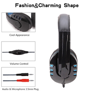 Auriculares para Juegos con <span class=keywords><strong>Cable</strong></span> Trenzado y Micrófono, Precio <span class=keywords><strong>de</strong></span> Fábrica, para Computadora y Reproductor Multimedia Portátil, <span class=keywords><strong>Cable</strong></span> <span class=keywords><strong>de</strong></span> 2.1m - Product Image 6