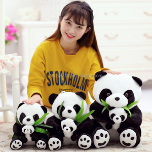 Die panda puppe puppe geburtstagsgeschenk Niedlichen plüsch spielzeug - Product Image 1