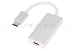 <span class=keywords><strong>Cable</strong></span> adaptador <span class=keywords><strong>USB</strong></span>-<span class=keywords><strong>C</strong></span> <span class=keywords><strong>USB</strong></span> 3,1 tipo <span class=keywords><strong>C</strong></span> a <span class=keywords><strong>Mini</strong></span> <span class=keywords><strong>DisplayPort</strong></span> DP 1080p HDTV con funda de aluminio para Macbook - Product Image 3