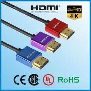 Shenzhen China factory atacado super slim 3.5 mm jack de áudio hdmi para cabo hdmi suporte 4 k * 2 k 3D 1080 P para HDTV PS3 PS4