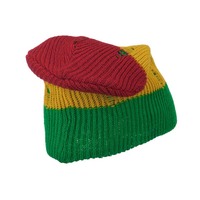 Rasta Color Vintage de la fiesta de Navidad de acrílico beanie sombrero