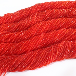 Cuentas sueltas de cristal rojo para Decoración - Product Image 4