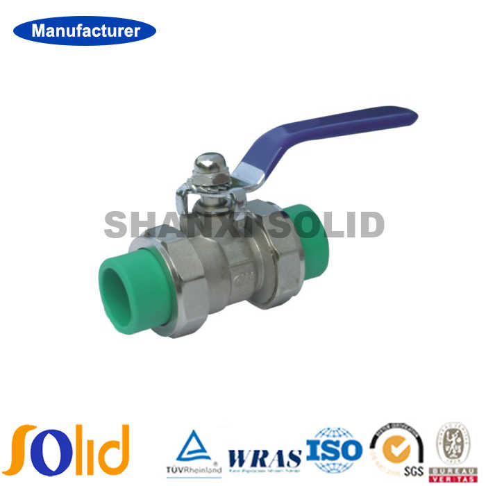 China Supplier Cold and Hot Water Supply PPR Union Ball Valve