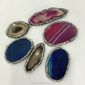 Colgante de diamante de ágata, suministro - Product Image 1