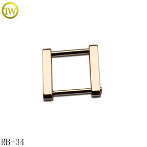 Borsa all'ingrosso parti di fibbie per cintura d'oro in metallo anello quadrato fibbia per borse - Product Image 3