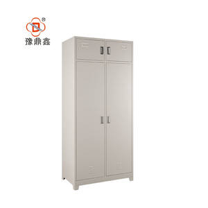 Venta al por mayor <span class=keywords><strong>barato</strong></span> armario de metal casa usada 2 puertas oficial ropa armario - Product Image 2