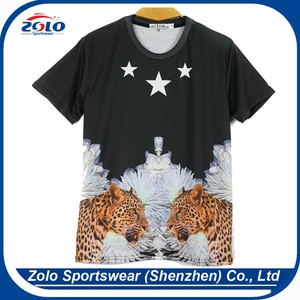 OEM commandes acceptable populaire à séchage rapide noir t-shirt - Product Image 1