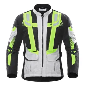 सांस DUHAN मोटरसाइकिल जैकेट पुरुषों के लिए चिंतनशील मोटर साइकिल की सवारी जैकेट डिजाइन कस्टम मोटरसाइकिल जैकेट गर्मियों