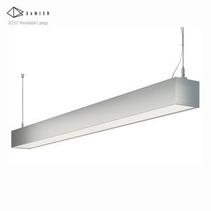 Lámpara colgante de aluminio para oficina, lámpara de techo personalizada, lineal, E237, precio de fábrica, iluminación directa/<span class=keywords><strong>indirecta</strong></span>, venta al por mayor - Product Image 1