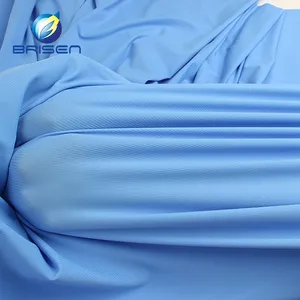 Design blu stretch 75% nylon 25% spandex biancheria intima elastan beachwear nuotata tessuti di Prezzi di Fabbrica