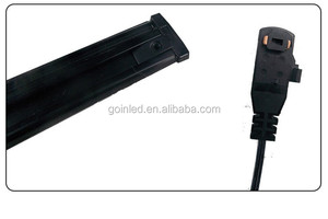 Slim Led Pvc Track <strong>Rail</strong> Black/white Color 12/24v PVC LED <strong>Electrified</strong> <strong>Rail</strong> CE ROHS Certified - Product Image 2