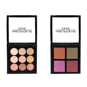 makeup eye shadow private label shimmer and glitter eyeshadow palette