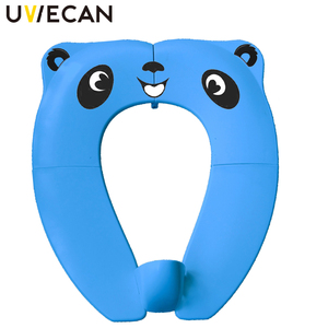 Asiento de Entrenamiento para Ir al Baño Portátil para Niños, Funda Plegable para Orinal con <span class=keywords><strong>Bolsa</strong></span> de Transporte, Diseño de Animales para Uso en Exteriores - Product Image 3