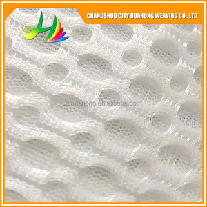 HH-007 bon marché d'air de polyester de Grand trou valise respirant directe d'usine <span class=keywords><strong>maille</strong></span> tissu pour chaussures utilisées - Product Image 5