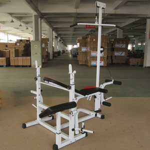 <span class=keywords><strong>Banc</strong></span> <span class=keywords><strong>de</strong></span> <span class=keywords><strong>musculation</strong></span> multifonctionnel pour la maison, <span class=keywords><strong>banc</strong></span> inclinable avec <span class=keywords><strong>poulie</strong></span> et plaque <span class=keywords><strong>de</strong></span> poids réglable - Product Image 5