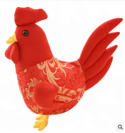 Đầy Màu Sắc Nhồi Puffy Đứng Hen Gà/Plush Đồ Chơi Động Vật Thực Tế Hen/Sống Động Như Thật Hen Nhồi Bông Đồ Chơi