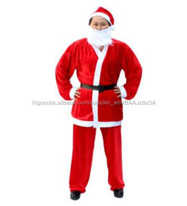 2016 al por mayor de adultos y niños traje de navidad traje de santa claus - Product Image 4
