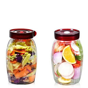 Lead free glass fermentation mason jar lid kit bpa free