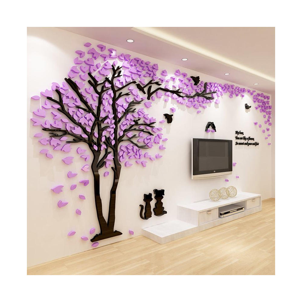 Wholesale Cheap Printing Waterproof Home Wall Sticker Mural Fancy Wall Sticker Decoration