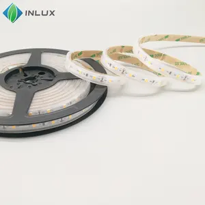 DC12V smd2835 60 led/m 暖白色防水 IP67 调光器可切割柔性电池供电迷你 apa102 144 像素 2835 led 灯条