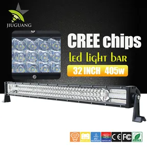 Çin Tedarikçisi Araba Aksesuarları 4x4 Oto Yedek Parçaları 22 inç 270 W 3 Row Led Işık Bar