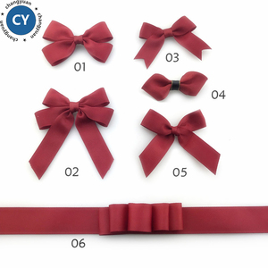Hộp Quà Tặng đóng gói polyester satin Ribbon Bow ,DIY Red Ribbon và Bow cho lời mời đám cưới - Product Image 2