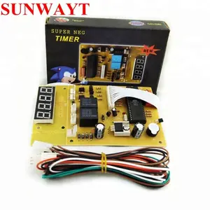 Hot-selling 4 digits timer board coin operated Timer Control Board for coin acceptor selector device