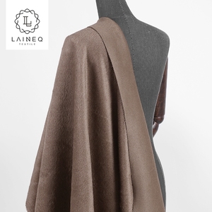 8788 alpaga laine mélange cheveux longs en peluche tissé tissu pour manteau - Product Image 3