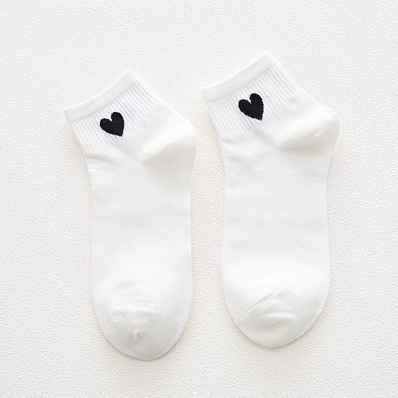 Coeur noir BLANC