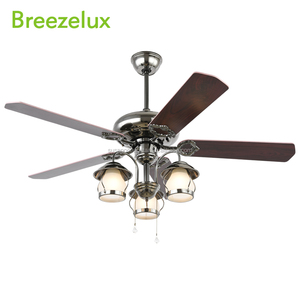 工場直接販売ジッパー制御空調ハンター天井ファン付きライト - Product Image 1