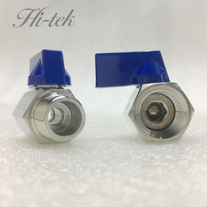 PN 63 1000 PSI <strong>Stainless</strong> Steel 316 <strong>Mini</strong> <strong>Ball</strong> <strong>Valve</strong> 3/8 In. Male Female Thread Manual Power Customizable OEM Support for Base - Product Image 5