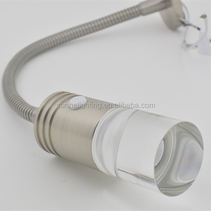 Lampe de lecture cristal <span class=keywords><strong>LED</strong></span>, courant continu <span class=keywords><strong>12</strong></span> V 24V, lampe de chevet Flexible pour camping-Car, voiture, Marine et camping-Car - Product Image 5