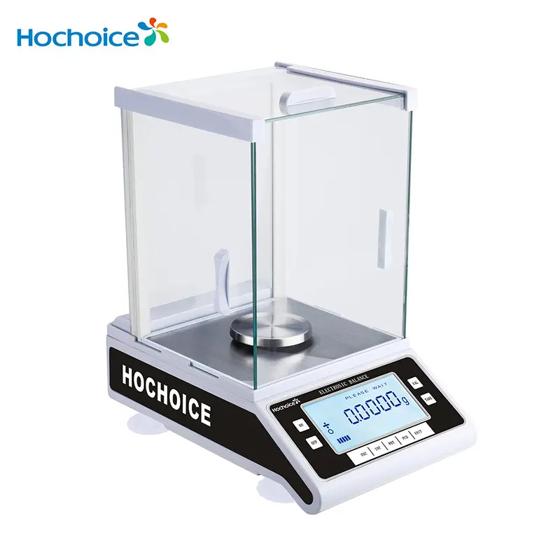 مقياس توازن تحليلي إلكتروني عالي الجودة من Hochoice, 0.0001 جم و 120 جم ، ميزان RS232