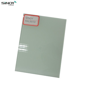 Decorativo colorido pintado muro de seguridad de vidrio lacado - Product Image 3