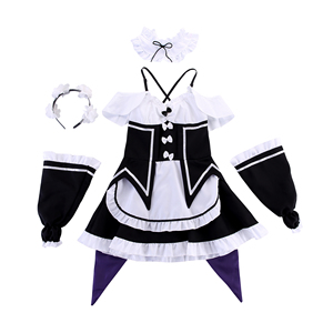 <span class=keywords><strong>Costume</strong></span> di <span class=keywords><strong>Halloween</strong></span> per Bambine, Abito da Festa per Cosplay, <span class=keywords><strong>Costume</strong></span> da Cameriera per Bambini, Costumi di Carnevale per Bambini - Product Image 6