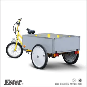 3 Wheel Pedal ESTER cabin Cargo Tricycle