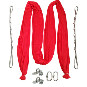 haute qualité 7 M soie tissu suspendus ensemble complet Soie de trapèze <span class=keywords><strong>Aérien</strong></span> De Yoga Hamac Swing Kit - Product Image 4