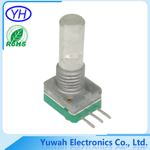 Oem odm 8mm single Gang b203 a20k carbon film potentiometer swivel - Product Image 3